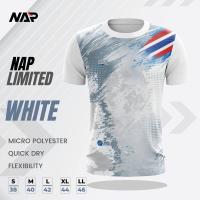 ราคา NAP Limited2 เสื้อกีฬาสีขาว คอกลม แขนสั้น พิมพ์SUB สีสวยสดใส ไม่ซีด ไม่ย้วย ไม่ต้องรีดดดด (20485617969)
