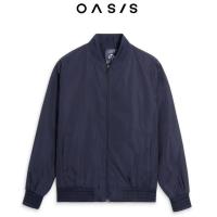 ราคา OASIS เสื้อกันหนาว เสื้อแขนยาว เสื้อแจ็คเก็ต ผ้าโพลีเอสเตอร์ รุ่น MJK 4435 สีดำ กรมท่า (20923096604)