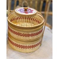 ราคา ชะลอมปิ่นโต2ชั้น งานสานวัสดุไม้ไผ่ธรรมชาติ (16494225681)