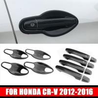 ราคา xumingbaby ฝาครอบมือจับประตูรถยนต์ ที่จับประตูรถ ลายคาร์บอนไฟเบอร์ สำหรับHonda Crv (8322482288)