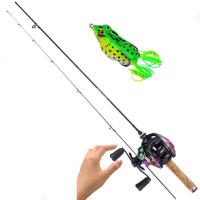 ราคา ชุดคันเบ็ดและรอกตกปลา 1 5m 1 8m คันเบ็ดพร้อมรอกตกปลา 19 1BB พร้อมเหยื่อตกปลาฟรีสำหรับตกปลารอกหยดน้ำเหยื่อปลอมกบยางคันเบ็ดตกปลา (17112510254)