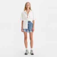 ราคา กางเกงขาสั้น Levis Womens 501 Original High Rise Mid Thigh Jean Shorts (20154666967)