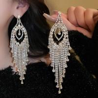 ราคา ต่างหู ยาว เพชร ต่างหูระย้ายาว (21149110166)