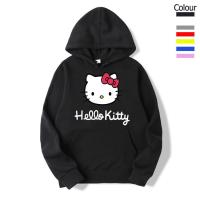 ราคา เสื้อแจ็คเก็ตกันหนาว เสื้อฮู้ดแขนยาว หมวกน่ารักแฟชั่นสไตล์เกาหลี ผ้าสำลี 168ลายคิตตี้ (5433192516)