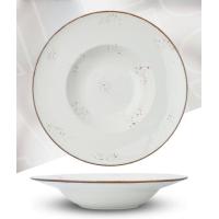 ราคา จานลึกเซรามิค 9 10 12 นิ้ว เซรามิก Porcelain ลายบราวน์ สแปลทเทอร์ (19553527080)