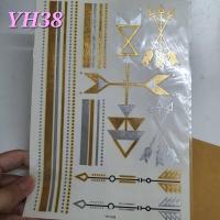 ราคา พร้อมส่ง แทททูสีทอง แทททูทอง แทททูติดตัว แทททูติดตัว (19604611583)