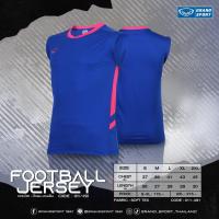 ราคา GRAND SPORT เสื้อฟุตบอลแขนกุด แกรนด์สปอร์ต รหัส 011491 (17448376864)