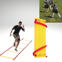 ราคา พร้อมส่ง สปีดแลดเดอร์ บันไดออกกำลังกาย 5เมตร 6เมตร ฝึกความคล่องตัว Rung Football Agility Ladder for Soccer Speed Fitness Feet Training (16605495447)