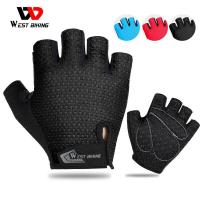 ราคา WEST BIKINGนิ้วครึ่งระบายอากาศได้ขี่จักรยานถุงมือAnti SLIP Padรถจักรยานยนต์MTBจักรยานเสือหมอบถุงมือผู้ชายผู้หญิงถุงมือกีฬาปั่นจักรยาน (9390713816)