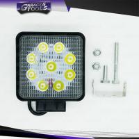 ราคา ไฟสปอตไลท์ LED สี่เหลี่ยม 9เม็ด ขนาด 4นิ้ว 27w ใช้ได้ทั้ง 12v และ 24v (1370462992)