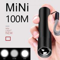 ราคา ไฟฉาย LED แบบพกพา 3 โหมด ชาร์จไฟได้ กันน้ํา ไฟฉาย LED ใช้พลังงาน USB แบตเตอรี่ 1200 mAh 5W (20699343416)