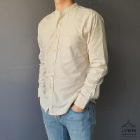 ราคา เสื้อเชิ้ตชายคอจีน เสื้อเชิ้ตชาย เสื้อเชิ้ตคอจีน เสื้อผู้ชายคอจีน เสื้อคอจีน คอจีน ผ้า oxford สีครีม (8371978101)
