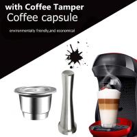 ราคา winnereco สแตนเลสถ้วยกาแฟแคปซูลสำหรับเติมNespressoตัวกรองที่ทำกาแฟพร้อมที่อัดกาแฟ (5972520825)