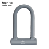 ราคา Agnite กุญแจล็อคล้อตัวยู ล็อคล้อตัวยู ที่ล็อคล้อ สำหรับรถจักรยานยนต์ โลหะ ป้องกันสนิม แข็งแรง ทนทาน แบบใช้กุญแจ กันน้ำ U lock (20929747596)