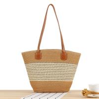 ราคา พร้อมส่ง 5 ลาย กระเป๋าสาน สายหนัง สานลาย กระเป๋าสานสายหนัง ทรงshoppping bag minimal M216 (21286799661)