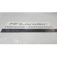 ราคา สติ๊กเกอร์ดั่งเดิม ฝาท้าย ISUZU DMAX Hi LANDER ปี2007 ชุดมี2ขิ้น (8928565074)