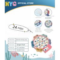 ราคา ชุดรอกตกปลาแบบหมุนได้ของเล่นตกปลา HYG 15 24 45ชิ้นเครื่องเรื่องราวของเด็กพร้อมดนตรีของเล่นเพื่อการศึกษาไฟฟ้าสำหรับเด็ก2 3 6ปีบ่อตกปลา (17995062095)