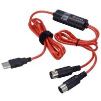 ราคา 5 Pin Midi to USB In Out Cable Adapter Converter for Windows Ios Laptop to Music Piano Keyboard (20702743150)