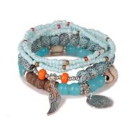 ราคา Boho ชุดสร้อยข้อมือลูกปัดข้าวหลากสีสำหรับผู้หญิงกำไลข้อมือแฟชั่นเครื่องประดับอัญมณีสำหรับปีกเสน่ห์หอไอเฟล (19760876381)