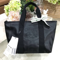 ราคา กระเป๋าสะพาย ล า ค อ ส Womens C l a s s i c C o a t e d P i q u e Canvas Zip Mini Tote Bag (1676086251)