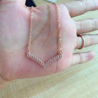 ราคา OYJR สร้อยสแตนเลส จี้ตัวอักษร v ฝังเพชร สร้อยคอแฟชั่นไม่ลอกดำสําหรับผู้หญิง (15893511091)