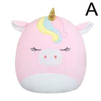 ราคา 20เซนติเมตร Squishmallows ของเล่นตุ๊กตาสัตว์ยัดไส้หมูยูนิคอร์นหมอนอิงของขวัญสำหรับเด็ก (20131922060)