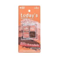 ราคา ODBO โอดีบีโอ ทูเดย์ส มู้ด อาย พาเลท 4 กรัม OD2018 Odbo Todays Mood Eye Palette OD2018 มีให้เลือก 4 เฉดสี (20928402732)