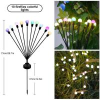 ราคา ไฟปักสนามหิ่งห้อย 8 10 LED ตกแต่งสวนสนาม กลางแจ้ง งแจ้งกันน้ำเปลี่ยนสีไฟพลังง โซล่าเซลล์ โคมไฟพลังงานแสงอาทิตย์ (20345863471)