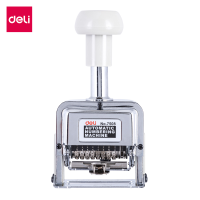 ราคา Deli เครื่องตีเบอร์ เครื่องรันนัมเบอร์ เครื่องปั้มเลข 6 10 หลัก ประกอบไปด้วย ขวดหมึก เครื่องใช้สำนักงาน Numbering Machine (21143870055)