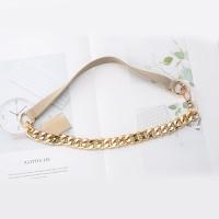ราคา เข็มขัดโซ่โลหะแฟชั่นสำหรับผู้หญิงสายคาดเอวยืดได้แนวเรโทรสีทองสีเงินชุดเดรสสายรัดเอวเสื้อผ้า (10842647825)