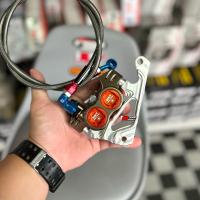 ราคา ปั้ม ST6 งาน CNC 4 พอต ทรงปั้ม 8 1 พร้อมขาจับปั้ม สาย Swit ครบชุด (19832138800)