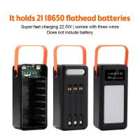 ราคา เคสพาวเวอร์แบงค์ DIY ตะเกียงตั้งแคมป์ Ziqqucu 18650พร้อมไมโครประเภท C สายชาร์จพาวเวอร์แบงค์แบบพกพาไม่มีการเชื่อม (20699057178)