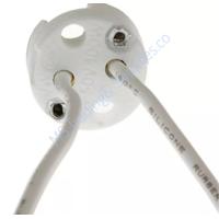 ราคา ขั้วรับหลอด Mr16 ขั้ว Gu5 3 4A 12 220V พร้อมสาย 18CM แบบกลม สำหรับ หลอดฮาโลเจน และ LED (19037947954)