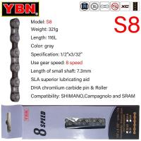 ราคา โซ่จักรยาน YBN 8 12 Speed พร้อมข้อต่อปลดเร็ว งานคุณภาพใต้หวัน เหมาะสำหรับ SHIMANO SRAM (19385481955)