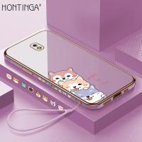 ราคา Hontinga เคสโทรศัพท์สำหรับ Samsung Galaxy J7 Pro J7 2017เคสแฟชั่นลายการ์ตูนสุนัขหรูหราชุบโครเมี่ยมแบบบาง TPU ฝาครอบทั้งหมดเคสป้องกันกล้องเคสยางกันเสียงสำหรับเด็กผู้หญิง (13039836516)