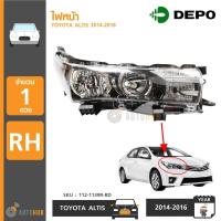 ราคา ไฟหน้า TOYOTA ALTIS 2014 2016 หลอดธรรมดา ยี่ห้อ DEPO (16904778499)