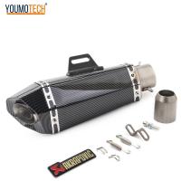 ราคา 38 51 มม ท่อไอเสียรถจักรยานยนต์ท่อไอเสียท่อ Akrapovic Canister ท่อ Universal สำหรับ Honda Kawasaki Yamaha KTM Aprilia Benelli Bajaj Suzuki Ducati Modenas ฯลฯ (11897827562)