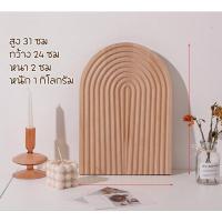 ราคา ถาดไม้ ถาดคลื่น ถาดเสริฟ สไตล์มินิมอล ถาดเสริฟอาหาร ถาดเสริฟเครื่องดื่ม ถาดไม้สไตล์มินิมอล พร๊อพถ่ายรูป (20197616426)