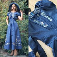 ราคา เดรสยีนส์ งานปัก ป้าย Luna (20855705502)