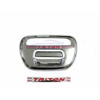 ราคา 2 ชิ้น ครอบมือเปิดท้าย มิตซูบิชิ ไทรทัน ไททัน ไตรตัน 2005 2015 ชุบโครเมี่ยม ครอบมือดึงท้ายรถ MITSUBISHI TRITON 05 14 โครเมี่ยม ครอบมือเปิดกระบะท้าย (6531488193)