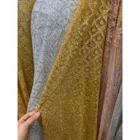 ราคา ผ้ากากเพชร ราคาต่อเมตร หน้ากว้าง60นิ้ว ผ้าทำสไบกากเพชร ผ้าสไบกากเพชร ผ้ากากเพชรลายไทย (20804786882)