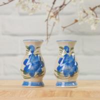 ราคา แพ็คคู่ 2 ชิ้น แจกันเซรามิคงานไทย แจกันสูงสามนิ้ว แจกันเล็ก แจกันทรงผอม แจกันหิ้งพระ แจกันเซรามิค แจกันดอกไม้ (15066340933)