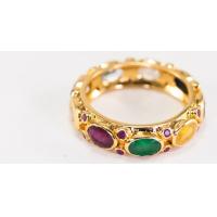 ราคา R04 ชื่อแบบ กฤษณา แหวนทรงพิรอดประดับพลอยนพเก้าแบบเจียเหลี่ยม ประดับพลอยทับทิม (6696258032)