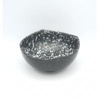 ราคา ถ้วย ชาม ถ้วยเซรามิค ชามเซรามิค ลายหิน ญี่ปุ่น สีดำ มี 3 ขนาด ถ้วย 4 75 ชาม 6 ชาม 7 (8047851529)