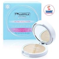 ราคา Pharmapure Young Natural Powder Acne Solution ฟาม่าเพียว แอคเน่ แป้งตลับ 11 5g แป้งพัพ (21239196803)