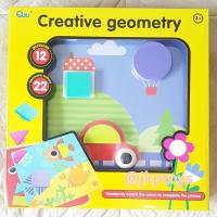 ราคา Todds Kids Toys Creative geometry ปักหมุดรูปทรง สีสัน สุดน่ารัก (21224849123)