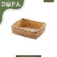 ราคา NT469 ตะกร้าผักตบ L ตระกร้าใส่ของ จักรสาน ที่ใส่ของ หวาย Water Hyacinth Storage Basket L ตระกร้าหวาย (20319971495)