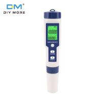 ราคา diymore 5in1 เครื่องวัดคุณภาพน้ำ PHMeter EC Conductivity Salt Salt Salt Temperature TDS เครื่องวัดคุณภาพน้ำ Pen Water Quality Analyzer เครื่องวัดมาตรฐานน้ำดื่ม Luminous (10463490729)