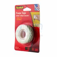 ราคา เทปโฟม 3M เทปโฟมกาวสองหน้า กว้าง 21 มม ยาว 1 เมตร 3 เมตร 5 เมตร Scotch Foam Tape Stoch 3M กาวสองหน้า แบบหนา 1m2m 3m 5m by Lamfa (7740706010)
