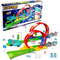 ราคา SPRINT TOPSPEED TRACK SPEED RUNNING 360 ํ Turn Track รางรถแข่งสไตล์ Hot wheels รถตีลังกา พร้อมรถ 1 คัน เปลี่ยนสี1ชิ้น (19280514674)
